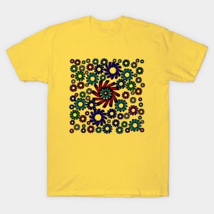 Seamless Patterns of Colors - Spirals T-Shirt